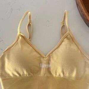 Civil regime Golden Yellow Seamless Bralette